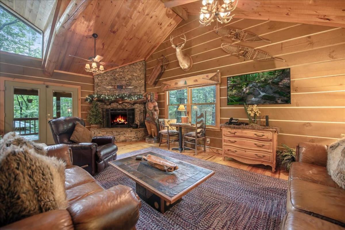 Waterfront Mountain Cabin With Hot Tub Villa Blue Ridge Kültér fotó