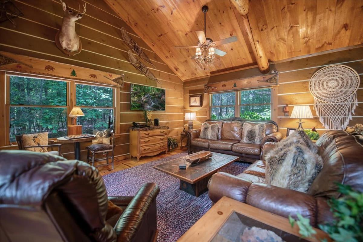 Waterfront Mountain Cabin With Hot Tub Villa Blue Ridge Kültér fotó