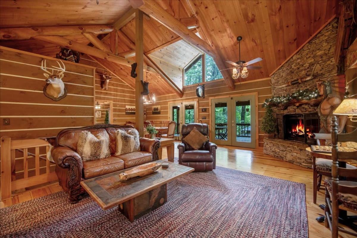 Waterfront Mountain Cabin With Hot Tub Villa Blue Ridge Kültér fotó