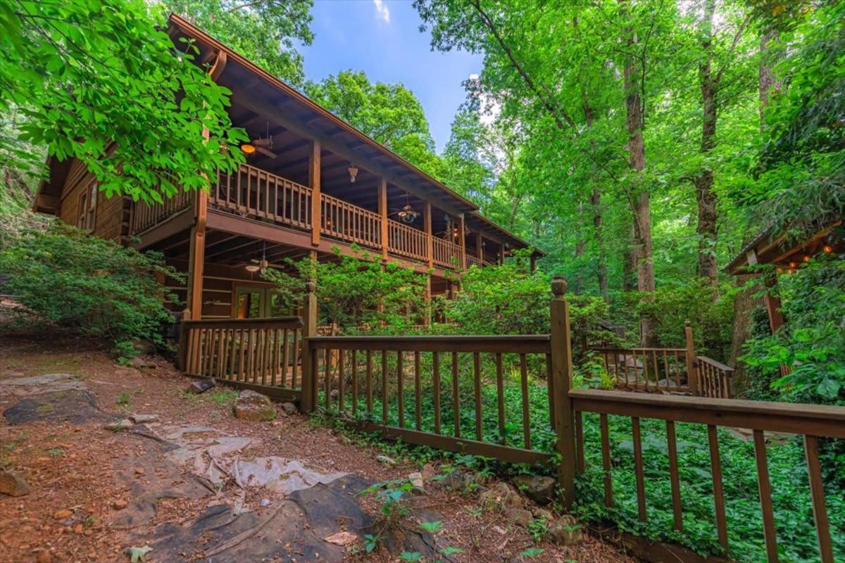 Waterfront Mountain Cabin With Hot Tub Villa Blue Ridge Kültér fotó