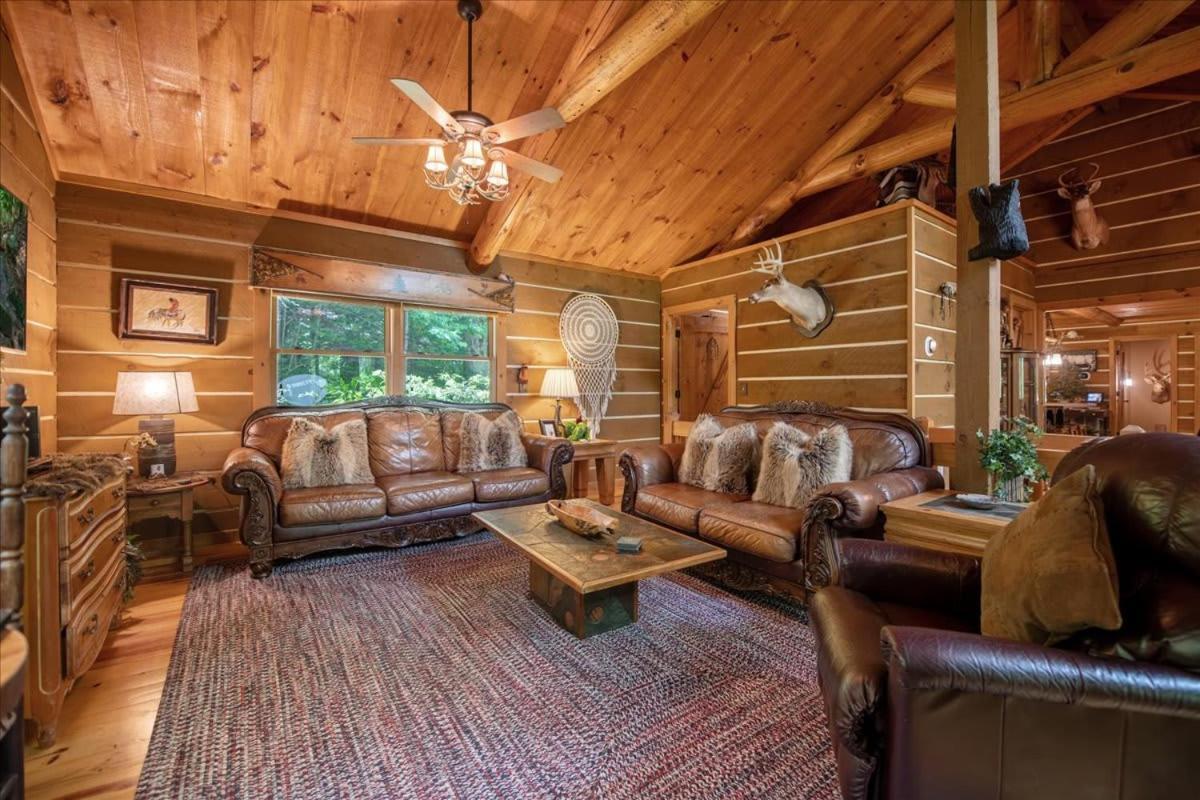 Waterfront Mountain Cabin With Hot Tub Villa Blue Ridge Kültér fotó