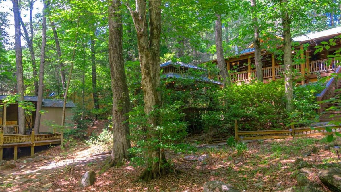 Waterfront Mountain Cabin With Hot Tub Villa Blue Ridge Kültér fotó